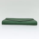 LOUIS VUITTON Epi Art Deco Clutch Bag Green M52634 LV Auth 141660-6