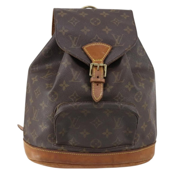 LOUIS VUITTON Monogram Montsouris MM Backpack M51136 LV Auth 141669