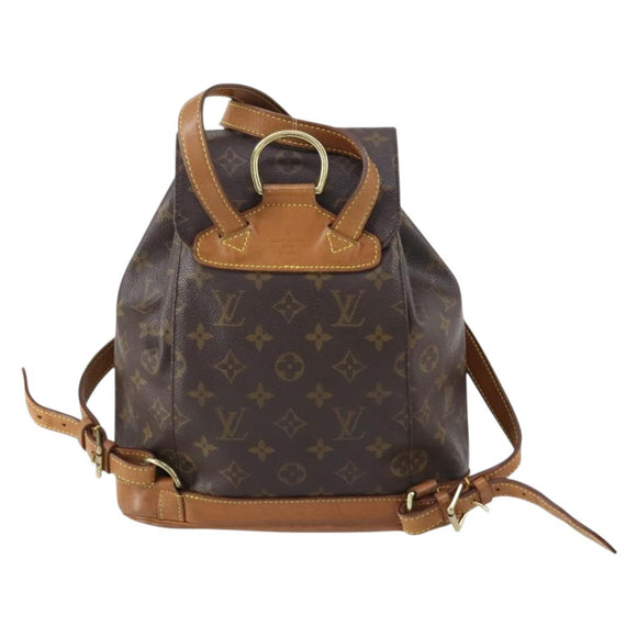 LOUIS VUITTON Monogram Montsouris MM Backpack M51136 LV Auth 141669