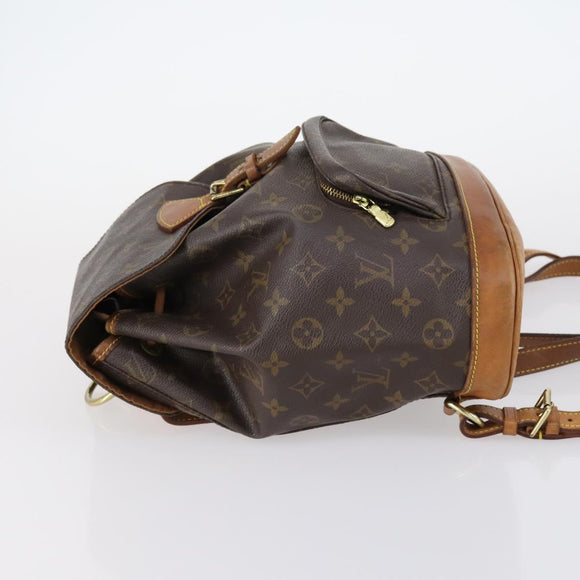 LOUIS VUITTON Monogram Montsouris MM Backpack M51136 LV Auth 141669