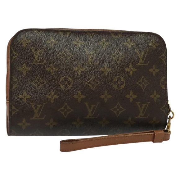 LOUIS VUITTON Monogram Orsay Clutch Bag M51790 LV Auth 141670