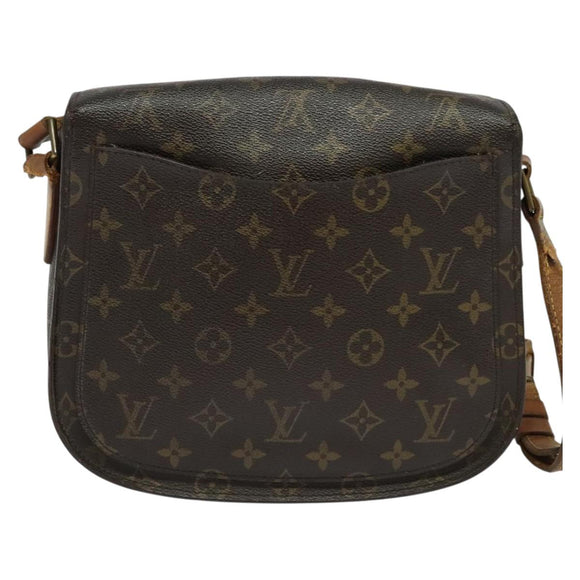 LOUIS VUITTON Monogram Saint Cloud GM Shoulder Bag M51242 LV Auth 141672