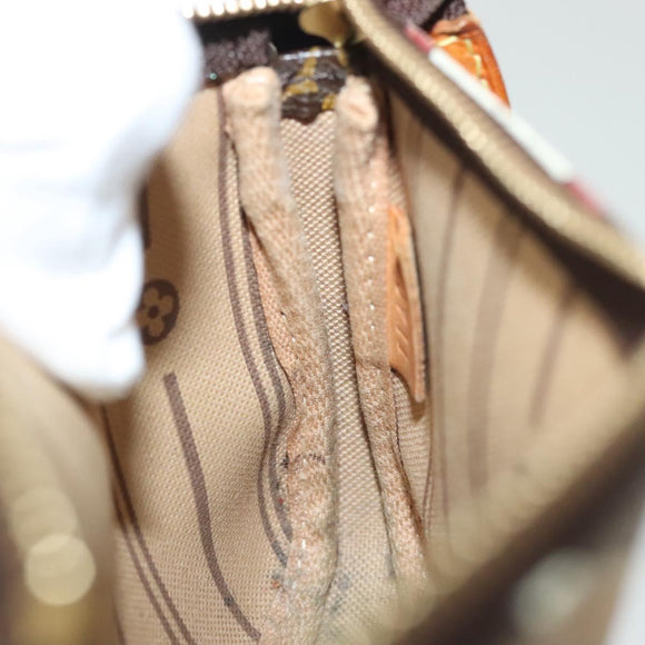 LOUIS VUITTON Monogram Patch Mini Pochette Accessoires Pouch M95804 Auth 141677V