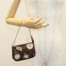 LOUIS VUITTON Monogram Patch Mini Pochette Accessoires Pouch M95804 Auth 141677V-21