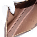 LOUIS VUITTON Graffiti Pochette Accessoires Pouch Khaki M92191 LV Auth 141678-11