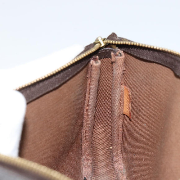 LOUIS VUITTON Graffiti Pochette Accessoires Pouch Khaki M92191 LV Auth 141678