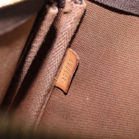 LOUIS VUITTON Graffiti Pochette Accessoires Pouch Khaki M92191 LV Auth 141678