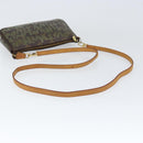 LOUIS VUITTON Graffiti Pochette Accessoires Pouch Khaki M92191 LV Auth 141678-7