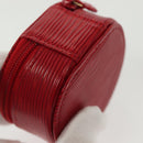 LOUIS VUITTON Epi Ecrin Bijou 8 Jewelry Box Red M48217 LV Auth 141681-16