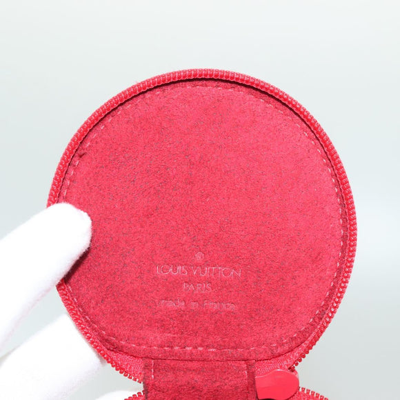 LOUIS VUITTON Epi Ecrin Bijou 8 Jewelry Box Red M48217 LV Auth 141681