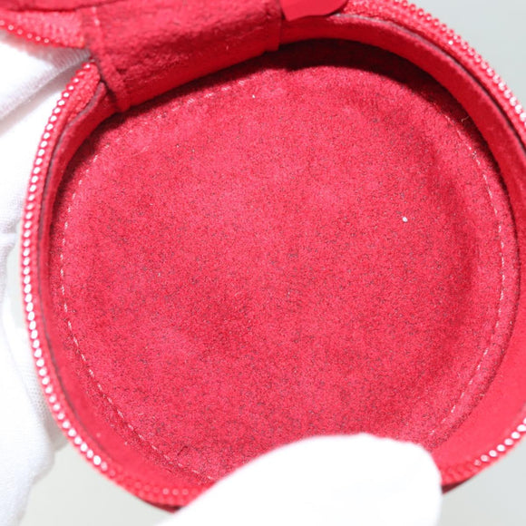LOUIS VUITTON Epi Ecrin Bijou 8 Jewelry Box Red M48217 LV Auth 141681