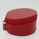 LOUIS VUITTON Epi Ecrin Bijou 8 Jewelry Box Red M48217 LV Auth 141681-4