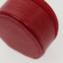 LOUIS VUITTON Epi Ecrin Bijou 8 Jewelry Box Red M48217 LV Auth 141681-15