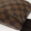 LOUIS VUITTON Damier Ebene Geronimos Shoulder Bag N51994 LV Auth 141683-15