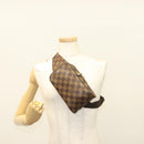 LOUIS VUITTON Damier Ebene Geronimos Shoulder Bag N51994 LV Auth 141683-22