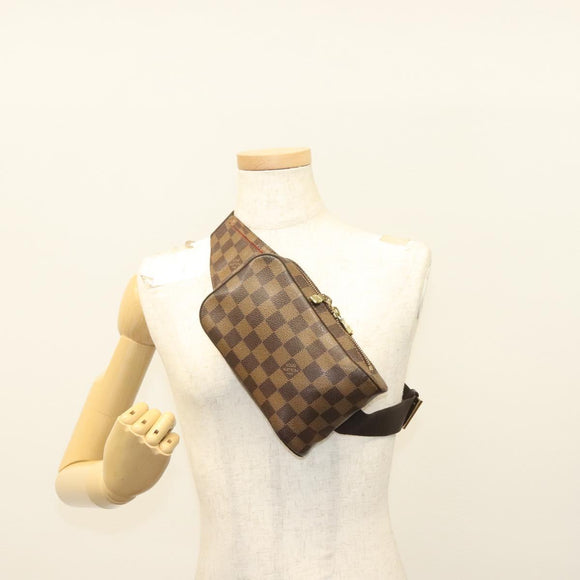 LOUIS VUITTON Damier Ebene Geronimos Shoulder Bag N51994 LV Auth 141683