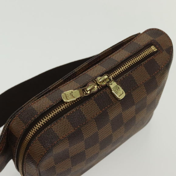 LOUIS VUITTON Damier Ebene Geronimos Shoulder Bag N51994 LV Auth 141683