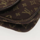 LOUIS VUITTON Monogram Mini Pochette Cancun Pouch Brown M95313 LV Auth 141685-9