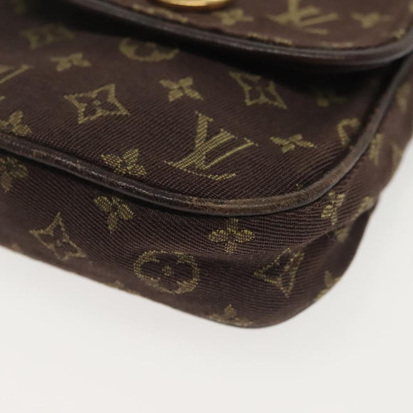 LOUIS VUITTON Monogram Mini Pochette Cancun Pouch Brown M95313 LV Auth 141685