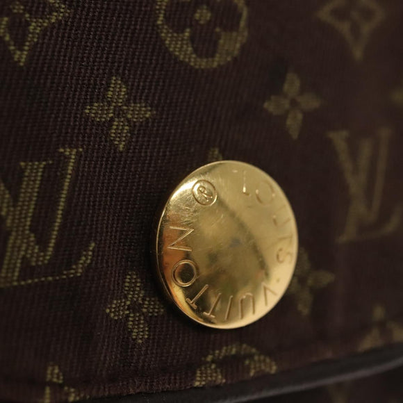 LOUIS VUITTON Monogram Mini Pochette Cancun Pouch Brown M95313 LV Auth 141685