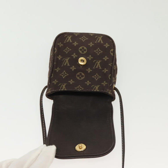 LOUIS VUITTON Monogram Mini Pochette Cancun Pouch Brown M95313 LV Auth 141685