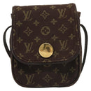 LOUIS VUITTON Monogram Mini Pochette Cancun Pouch Brown M95313 LV Auth 141685-13