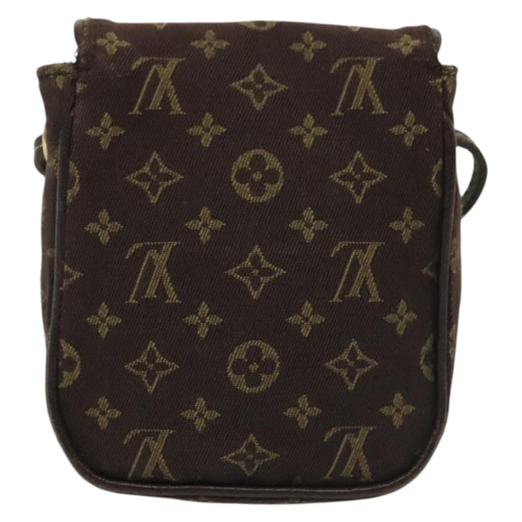 LOUIS VUITTON Monogram Mini Pochette Cancun Pouch Brown M95313 LV Auth 141685