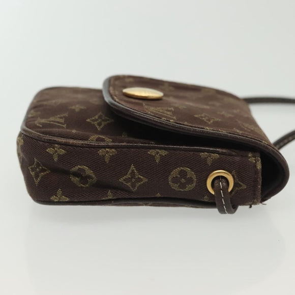 LOUIS VUITTON Monogram Mini Pochette Cancun Pouch Brown M95313 LV Auth 141685