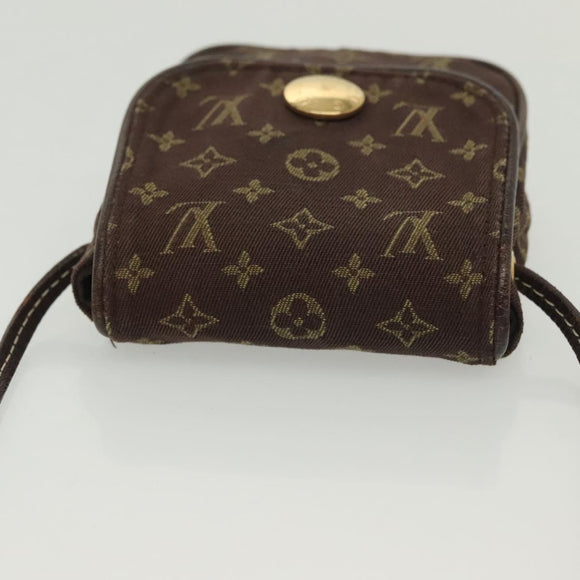 LOUIS VUITTON Monogram Mini Pochette Cancun Pouch Brown M95313 LV Auth 141685