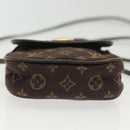 LOUIS VUITTON Monogram Mini Pochette Cancun Pouch Brown M95313 LV Auth 141685-5