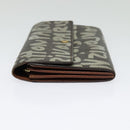 LOUIS VUITTON Graffiti Porte Monnaie Credit Long Wallet White M92189 Auth 141686-3