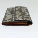 LOUIS VUITTON Graffiti Porte Monnaie Credit Long Wallet White M92189 Auth 141686-4
