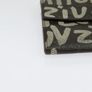 LOUIS VUITTON Graffiti Porte Monnaie Credit Long Wallet White M92189 Auth 141686-7