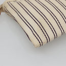 LOUIS VUITTON Antigua Pochette Platform PM Pouch White M40069 LV Auth 141688-16