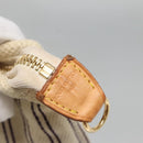 LOUIS VUITTON Antigua Pochette Platform PM Pouch White M40069 LV Auth 141688-9