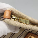 LOUIS VUITTON Antigua Pochette Platform PM Pouch White M40069 LV Auth 141688-10