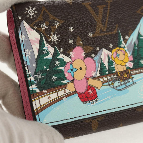 LOUIS VUITTON Vivienne Portefeuille Victorine Wallet M82622 LV Auth 141689M