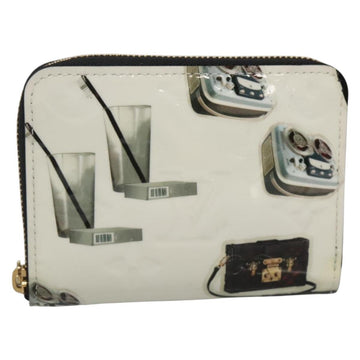 LOUIS VUITTON Vernis Sticker Print Nicola Geschier White M50372 Auth 141690V