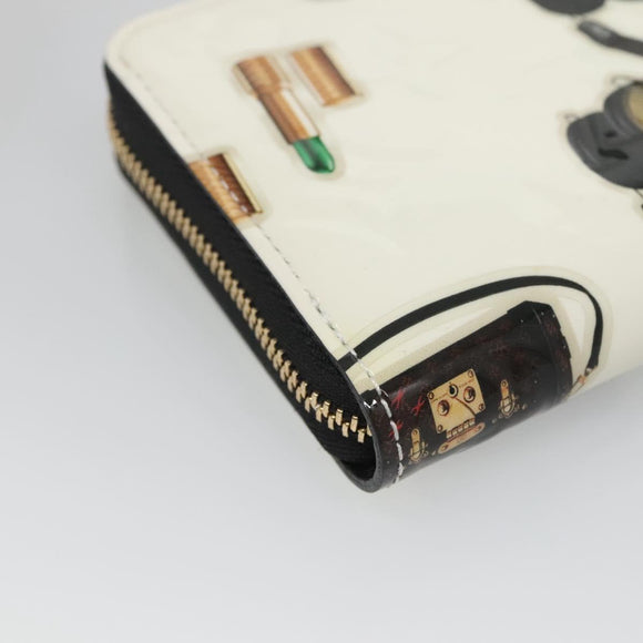 LOUIS VUITTON Vernis Sticker Print Nicola Geschier Weiß M50372 Auth 141690V
