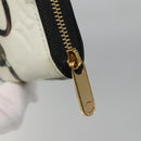 LOUIS VUITTON Vernis Sticker Print Nicola Geschier White M50372 Auth 141690V-8