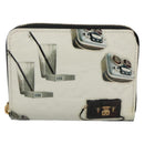 LOUIS VUITTON Vernis Sticker Print Nicola Geschier White M50372 Auth 141690V-13