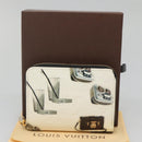 LOUIS VUITTON Vernis Sticker Print Nicola Geschier Weiß M50372 Auth 141690V-12