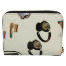 LOUIS VUITTON Vernis Sticker Print Nicola Geschier White M50372 Auth 141690V-2