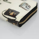 LOUIS VUITTON Vernis Sticker Print Nicola Geschier Weiß M50372 Auth 141690V-7
