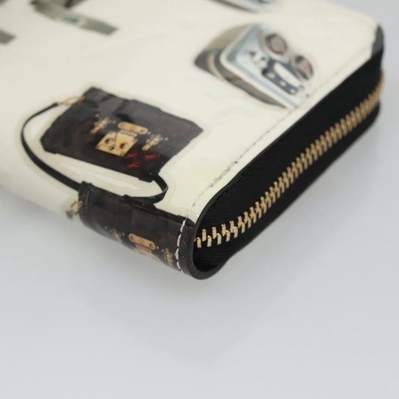 LOUIS VUITTON Vernis Sticker Print Nicola Geschier Weiß M50372 Auth 141690V
