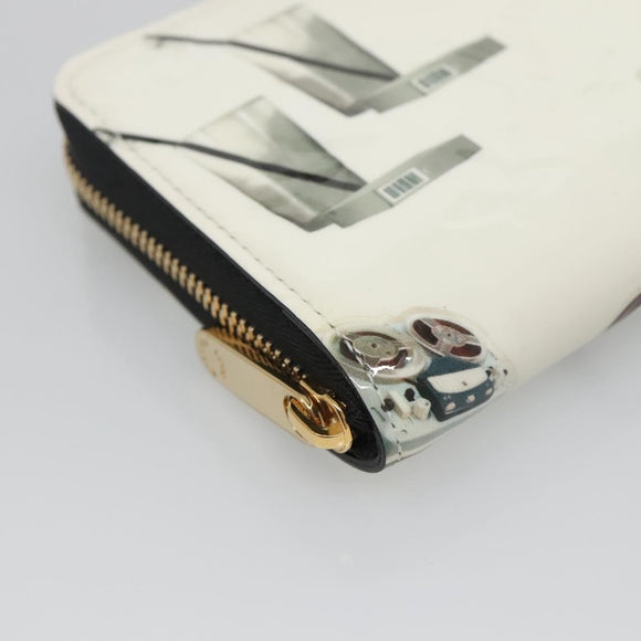 LOUIS VUITTON Vernis Sticker Print Nicola Geschier Weiß M50372 Auth 141690V