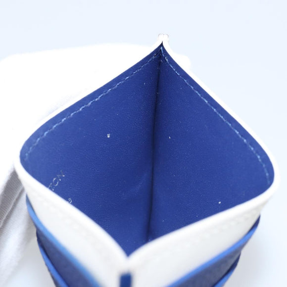 LOUIS VUITTON Everyday LV Porte Cartes Double Card Case Blue M80844 Auth 141691