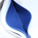 LOUIS VUITTON Everyday LV Porte Cartes Double Card Case Blue M80844 Auth 141691-19