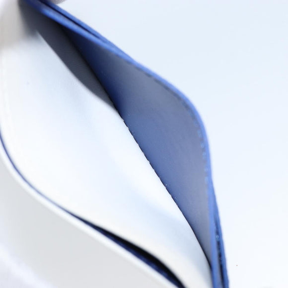 LOUIS VUITTON Everyday LV Porte Cartes Double Card Case Blue M80844 Auth 141691