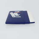 LOUIS VUITTON Everyday LV Porte Cartes Double Card Case Blue M80844 Auth 141691-3